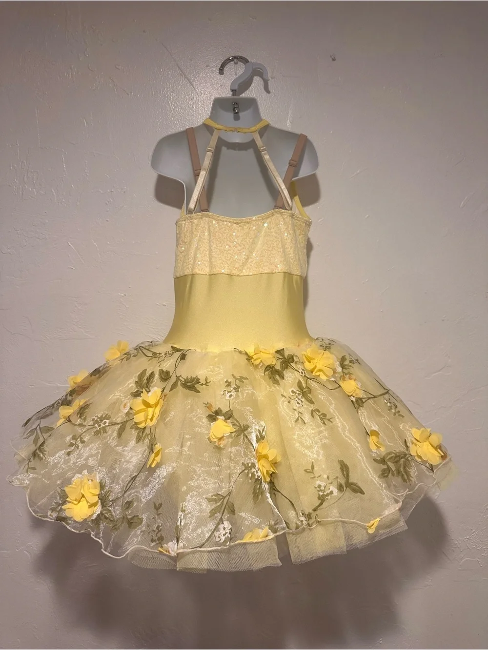 Revolution Beautiful Day Yellow Floral Tutu Dance Costume